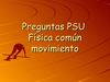 preguntas de cinemática