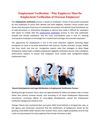 Employment Verification – Why Employers Must Do Employment Verification of Overseas Employees!