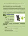 Requirement for Android apps development is growing day by day