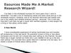 Esources Made Me A Market Research Wizard!