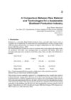 A Comparison Between Raw Material and Technologies for a Sustainable Biodiesel Production Industry 