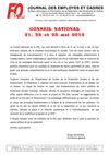Résolution du Conseil National de la FEC FO de mai 2012