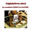 Liste des candidats Front de Gauche