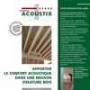 Acoustix, le confort acoustique dans une maison ossature bois