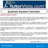 Quadratic Equation Calculator