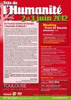 Programme de la Fête de l'Humanité de Toulouse