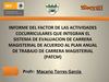 Informe de las horas cocurriculares Mac.