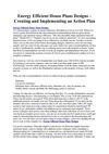 Energy Efficient House Plans Designs – Creating and Implementing an Action Plan