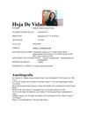 Hoja De Vida Nathalia Garcia 