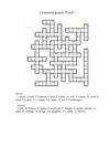 Crossword puzzle