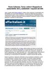 Flavio Cattaneo: Terna Rapporto Sostenibilita' 2011 soddisfa i requisiti del GRI