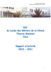 CDI du lycée Maulnier - Rapport d'activité 2010-2011
