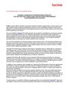 SANDISK LAUNCHES PCI EXPRESS-BASED PRODUCTS THAT DELIVER FAST, PREDICTABLE AND BALANCED PERFORMANCE FOR ENTERPRISE...