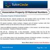 Associative Property Of Rational Numbers