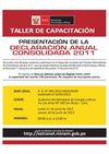 TALLER DE CAPACITACIÓN DAC 2011