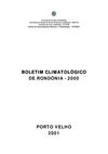BOLETIM CLIMATOLÓGICO RONDÔNIA 2000