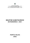 BOLETIM CLIMATOLÓGICO RONDÔNIA 2001