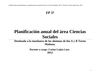 PLanificacion Anual Ciencias Sociales