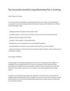 The Successful Assisted Living Marketing Plan Is Evolving