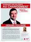 Gérard Poujade - Profession de foi 2nd tour - Législatives Tarn Première Circonscription