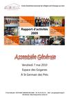 Rapport d'activités 2009