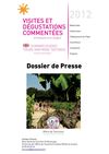 Dossier presse visites guidées 2012 OTPRO