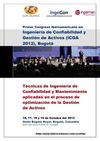Información Congreso Ing. Confiabilidad y Gestión de Activos (ICGA.2012), Bogotá, Colombia, 18 y 19 Octubre