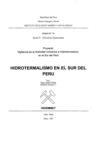 Boletin Nº 018- Hidrotermalismo en el Sur del Perú