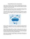 Virtual PBX Service for communication