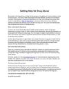Getting Help for Drug Abuse