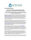 Notre Dame College Announces Online Graduate Certificate to MA in Security Policy Studies Program