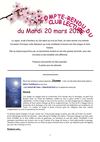 COMPTE RENDU CLUB LECTURE MARS 2012 BIBLIOTHEQUE LA CHATRE (France)
