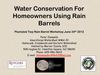 Rain Barrel Workshop information 06/24/2012