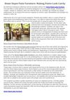 Home Depot Patio Furniture- Making Patios Look Catchy