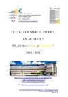 Le collège Marcel Pierrel en activité 2011 / 2012 !