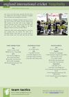 This is for Cricket Hospitality Fixtures 2012