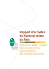 Rapport d'activités 2007-2010 du Syndicat mixte du parc naturel régional des Volcans d'Auvergne