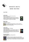 Nouveautés - Section adultes - Eté 2012