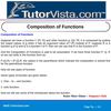 Composition of Functions