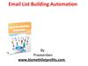 Email List Building Automation Free E-Report