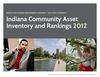 Indiana Community Asset Inventory and Rankings 2012