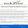 Indian Science Engineering Eligibility Test Books
