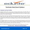 Tamilnadu State Board Syllabus