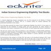 Indian Science Engineering Eligibility Test Books