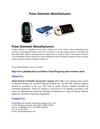 Pulse Oximeter Manufacturers
