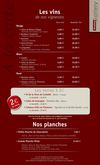 Carte de la Terrasse de WineSize