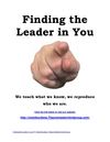 Leaders never quit