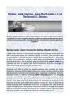 Working Capital Financing – Know How Essential Is It For The Success Of A Business
