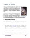 Vitamins for hair loss