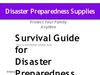 Disaster Preparedness Supplies